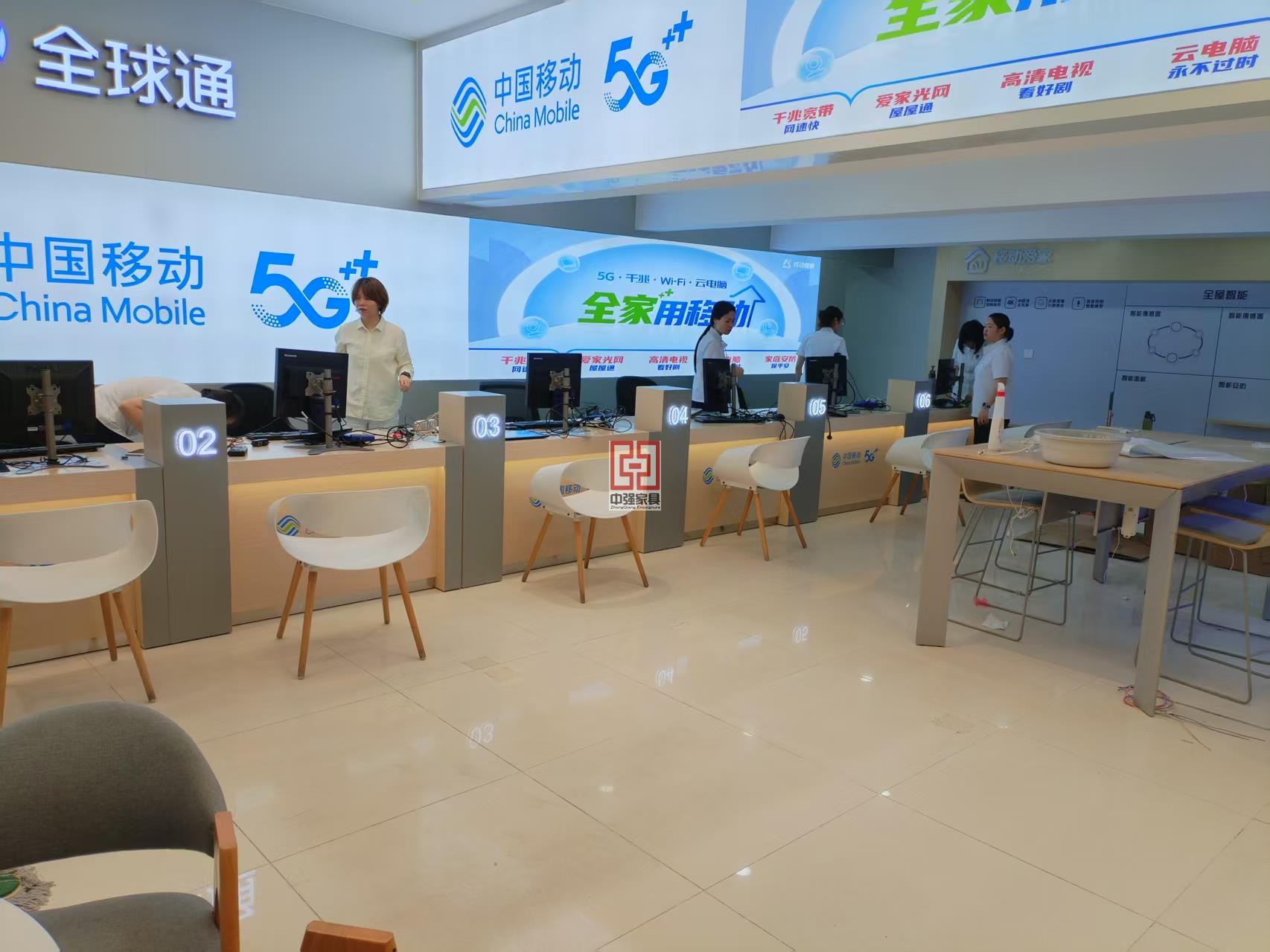 營業廳裝修，展柜定制，手機店鋪裝修，南京中強展柜廠